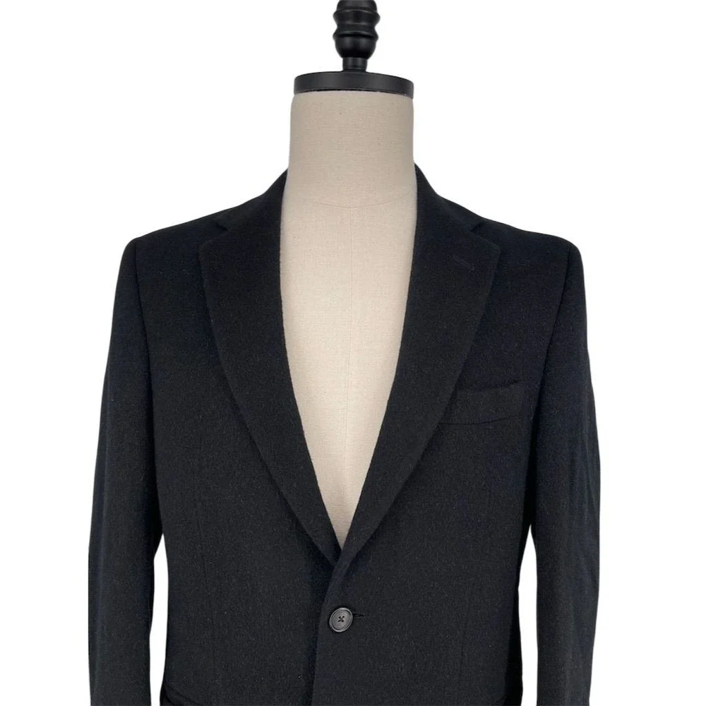 Jos A‎ Bank Men's Gray 100% Camel Hair Blazer 37R Two Button Tailored Jacket